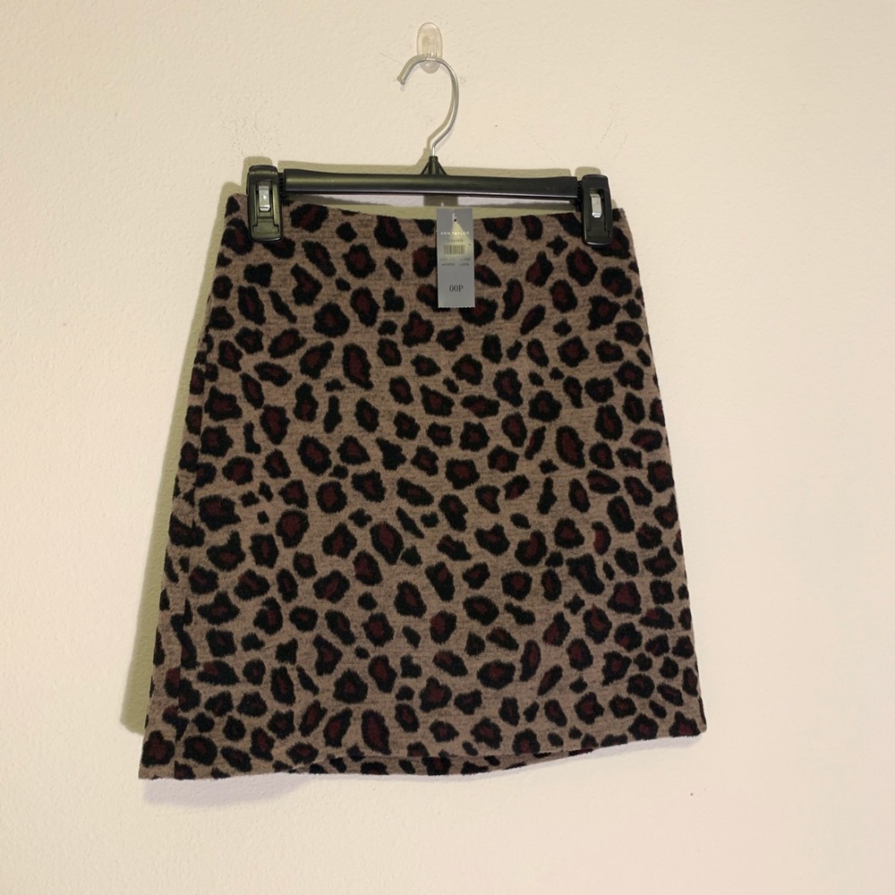 NWT Ann Taylor Animal Print Skirt